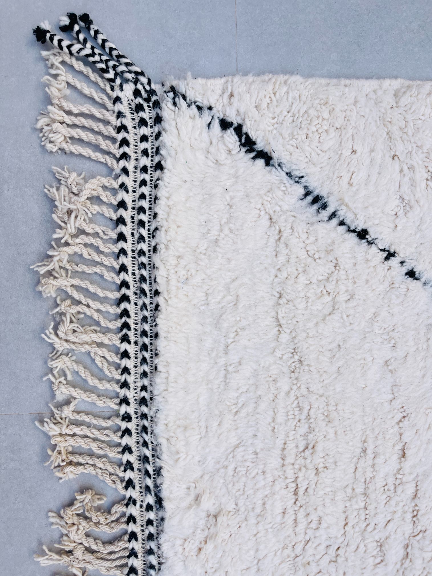 Alfombra de Lana Beni Ourain BENI-10 - 244 x 359 cm