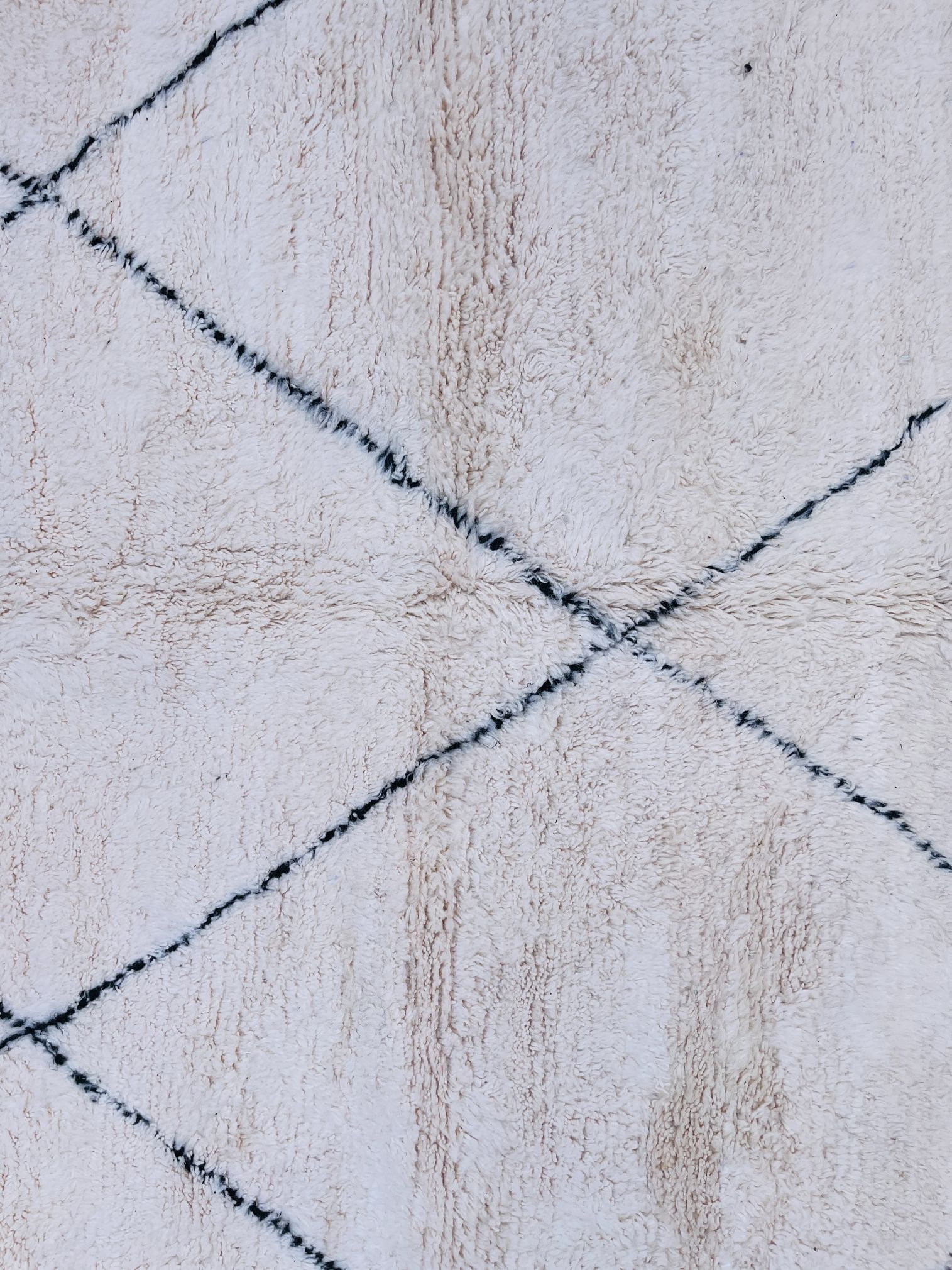 Alfombra de Lana Beni Ourain BENI-10 - 244 x 359 cm