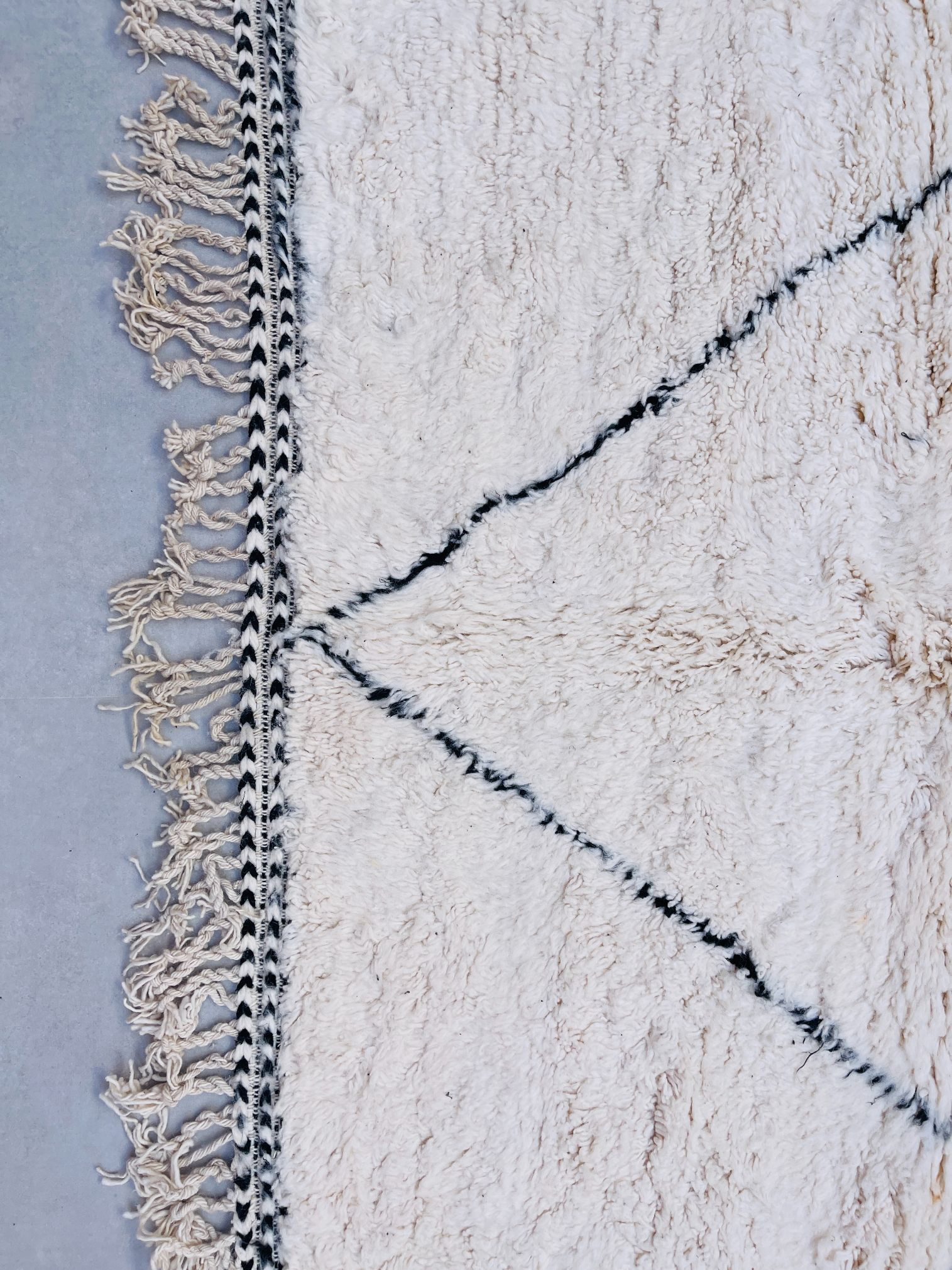 Alfombra de Lana Beni Ourain BENI-10 - 244 x 359 cm