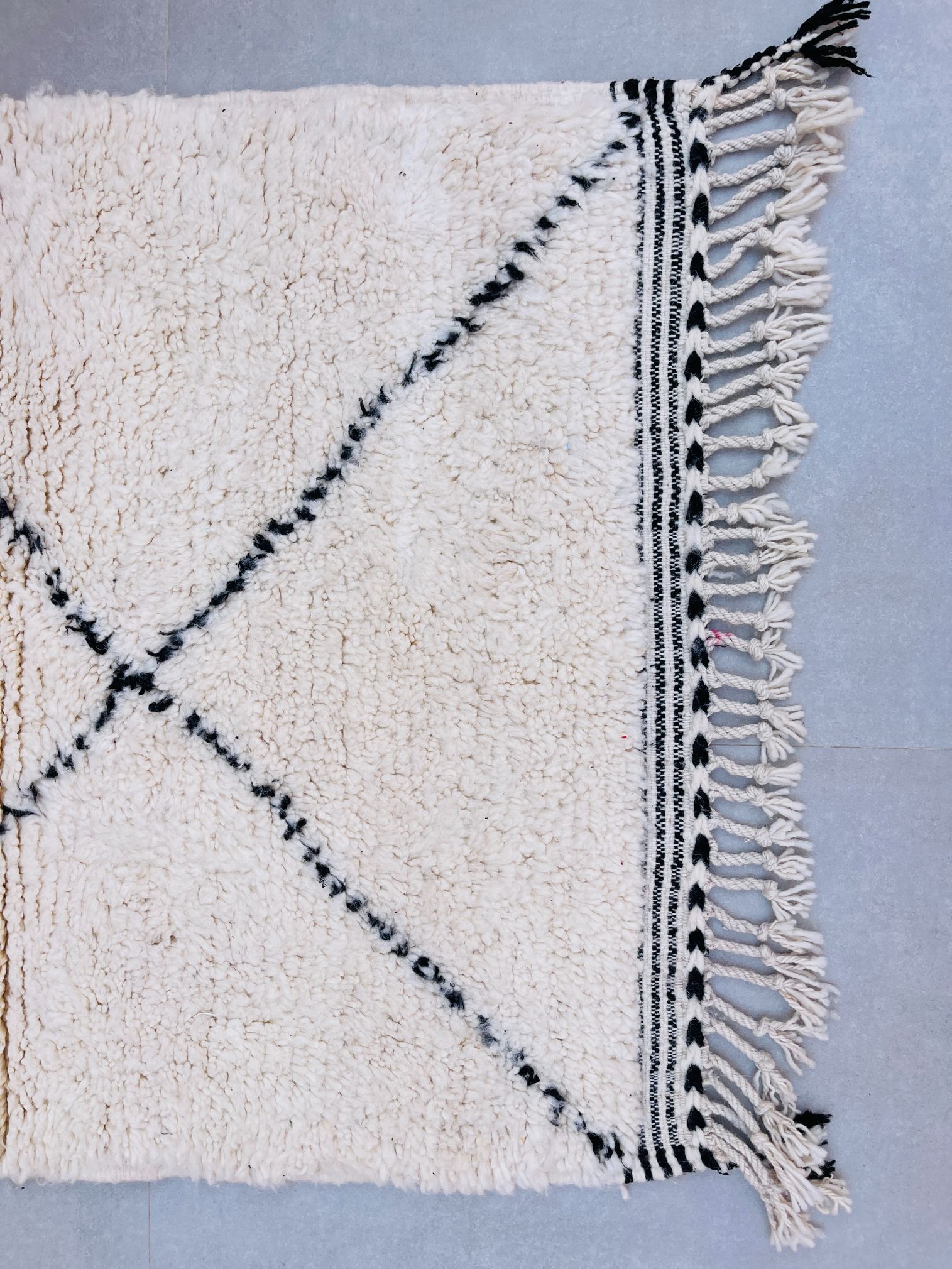 Alfombra de Lana Beni Ourain BENI-18 - 101 x 150 cm