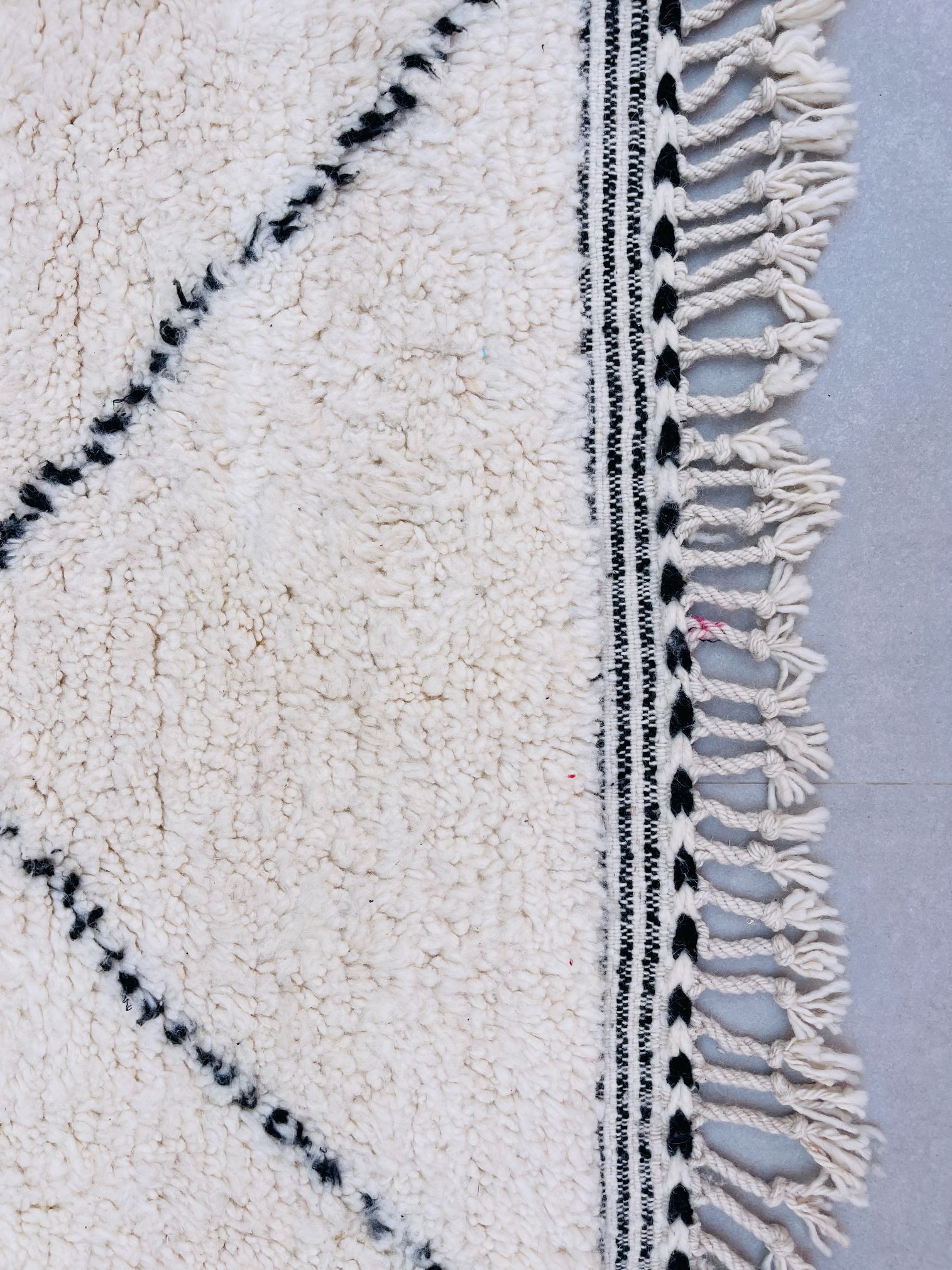 Alfombra de Lana Beni Ourain BENI-18 - 101 x 150 cm