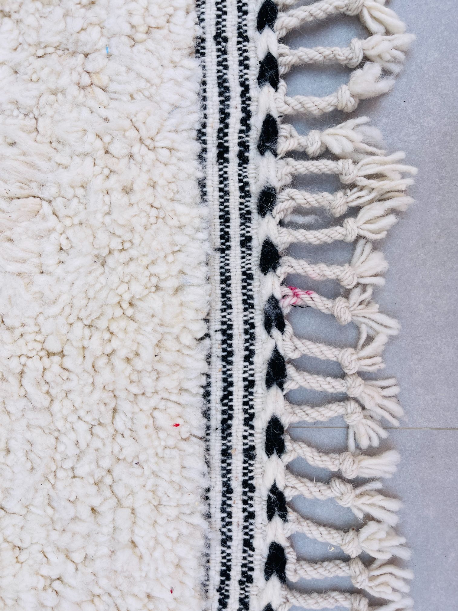Alfombra de Lana Beni Ourain BENI-18 - 101 x 150 cm