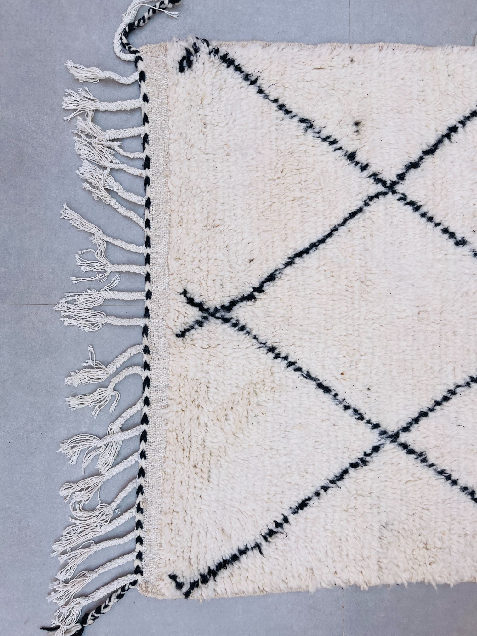 Alfombra de Lana Beni Ourain BENI-19 102 x 149 cm