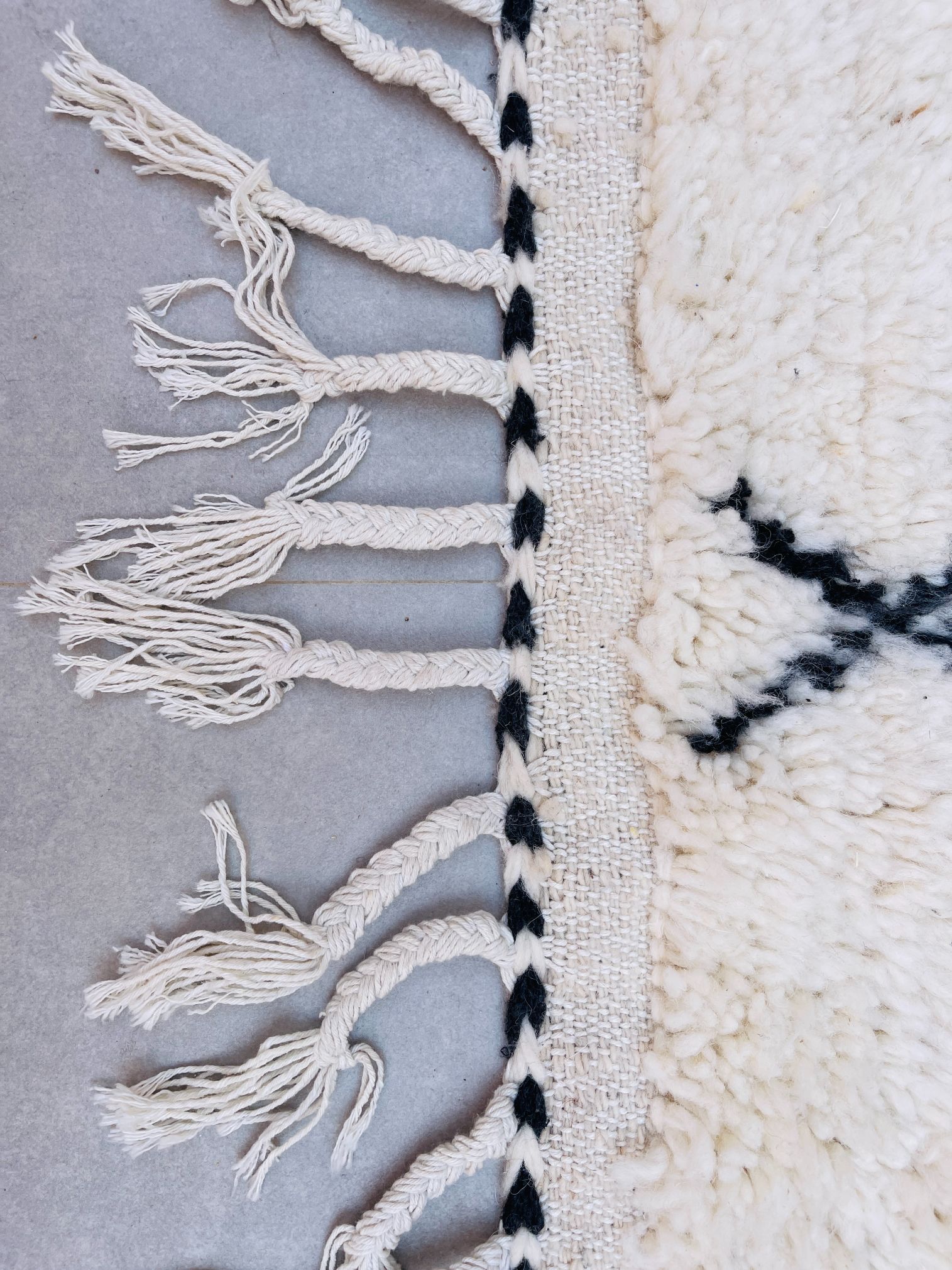 Alfombra de Lana Beni Ourain BENI-19 102 x 149 cm