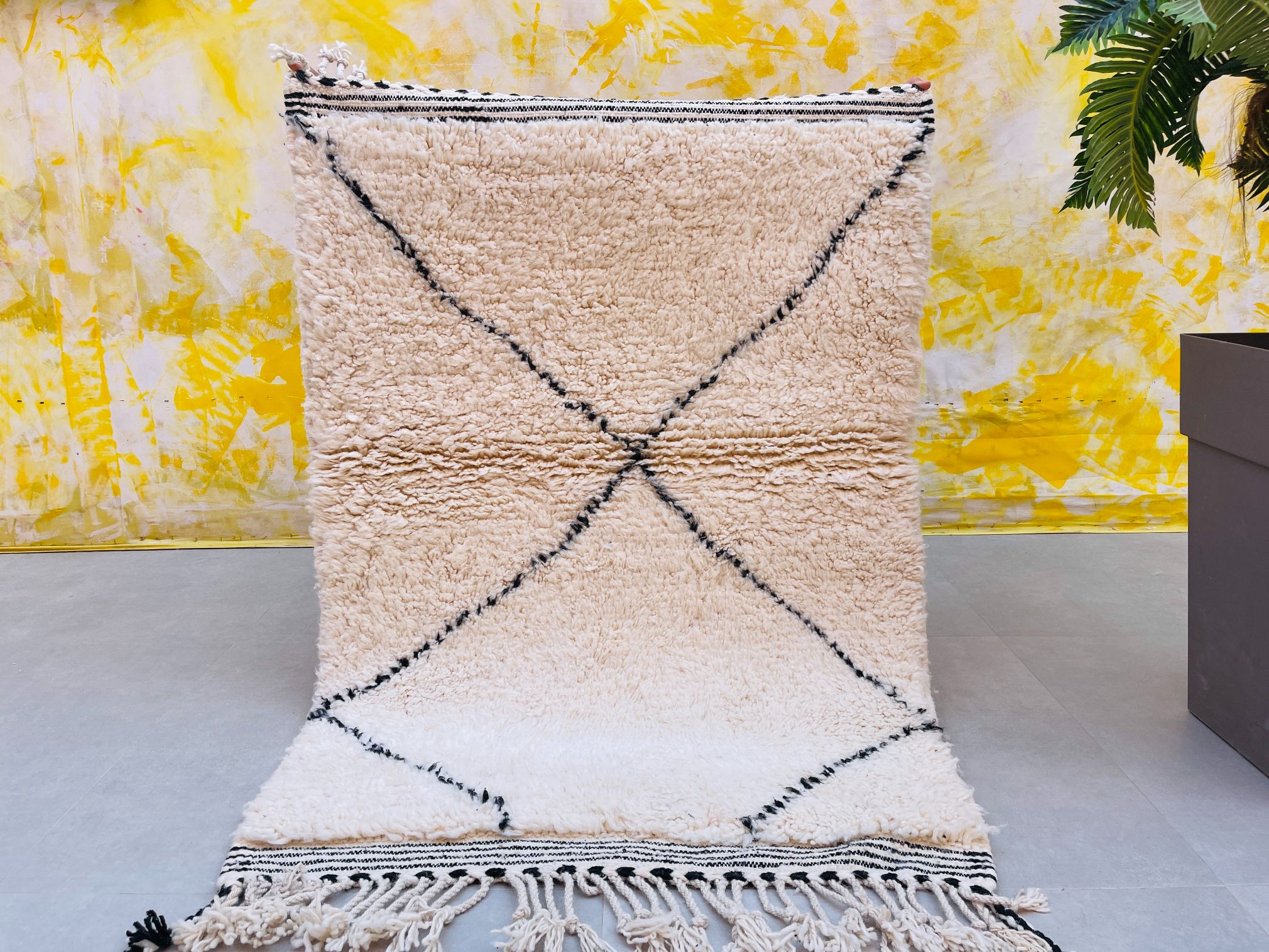 Alfombra de Lana Beni Ourain BENI-20 - 102 x 145 cm