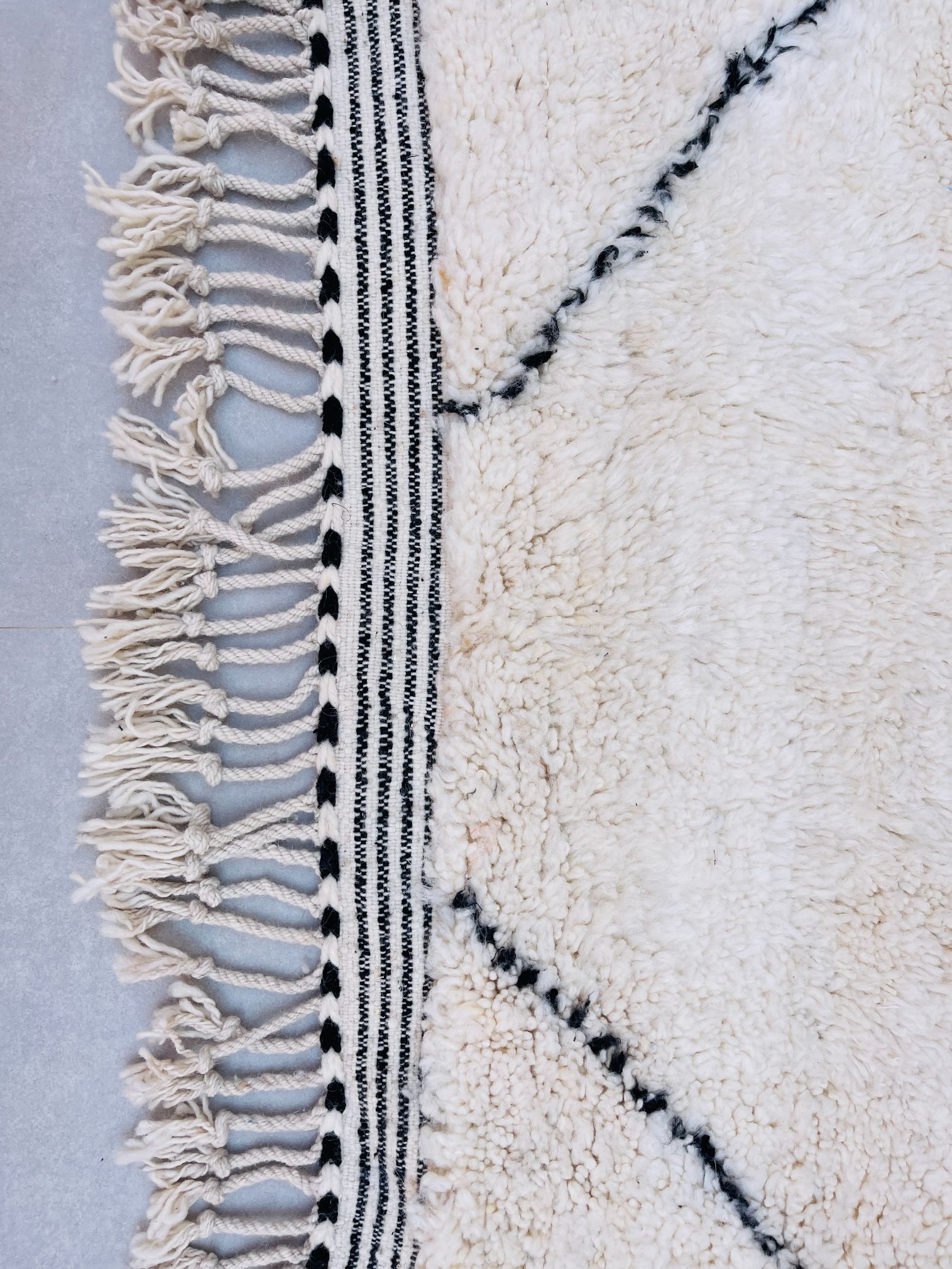 Alfombra de Lana Beni Ourain BENI-20 - 102 x 145 cm