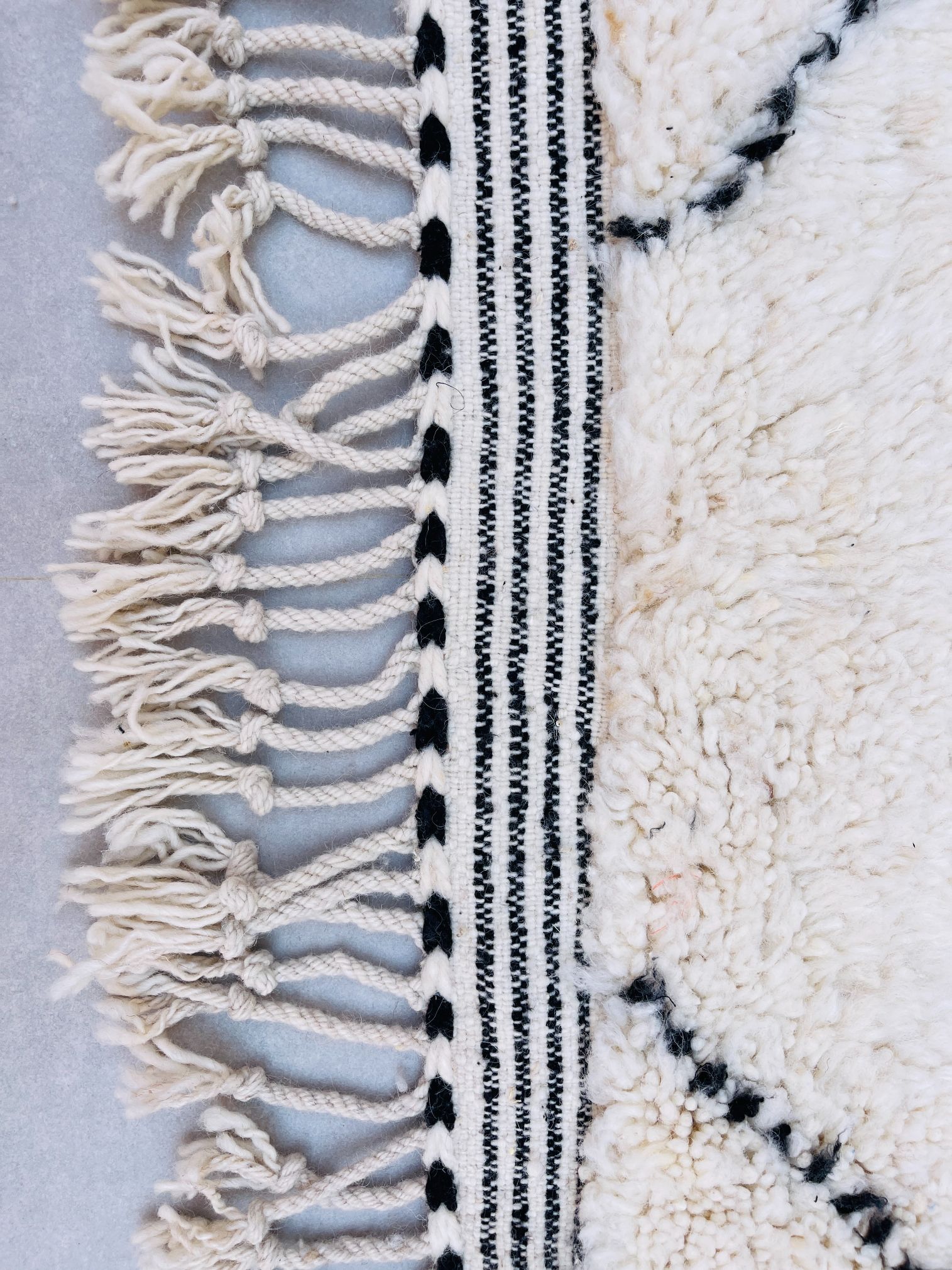Alfombra de Lana Beni Ourain BENI-20 - 102 x 145 cm