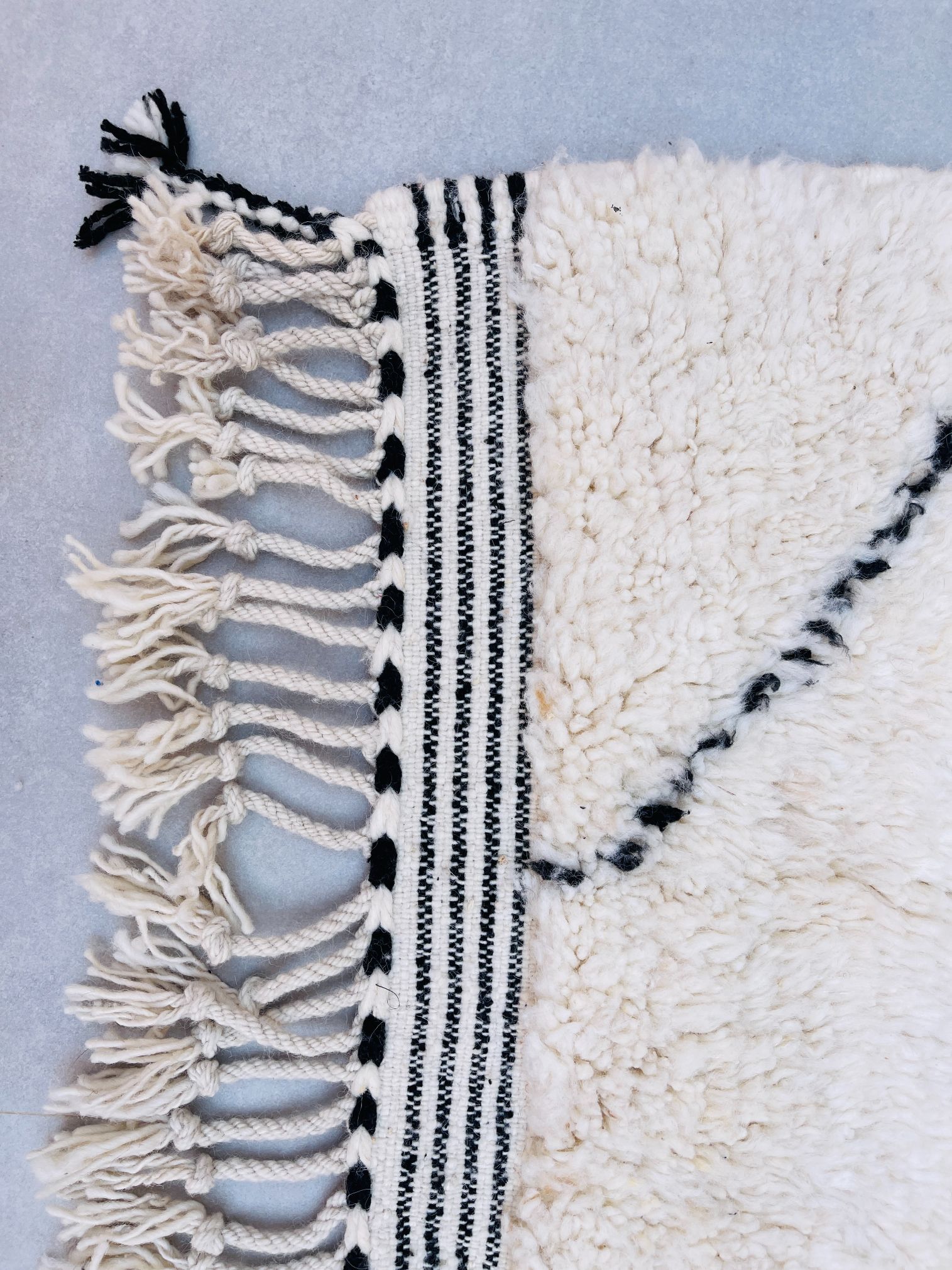 Alfombra de Lana Beni Ourain BENI-20 - 102 x 145 cm