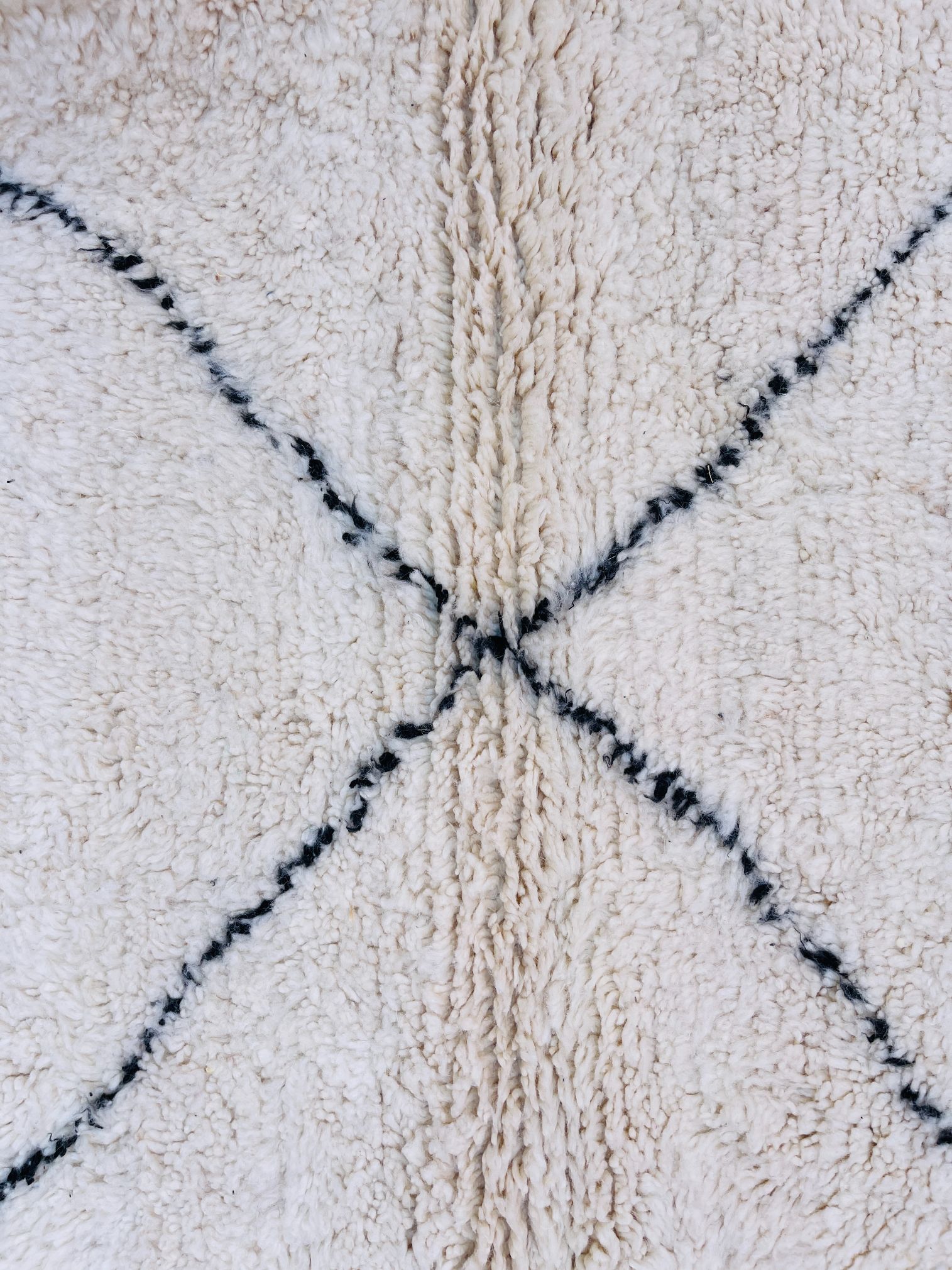 Alfombra de Lana Beni Ourain BENI-20 - 102 x 145 cm