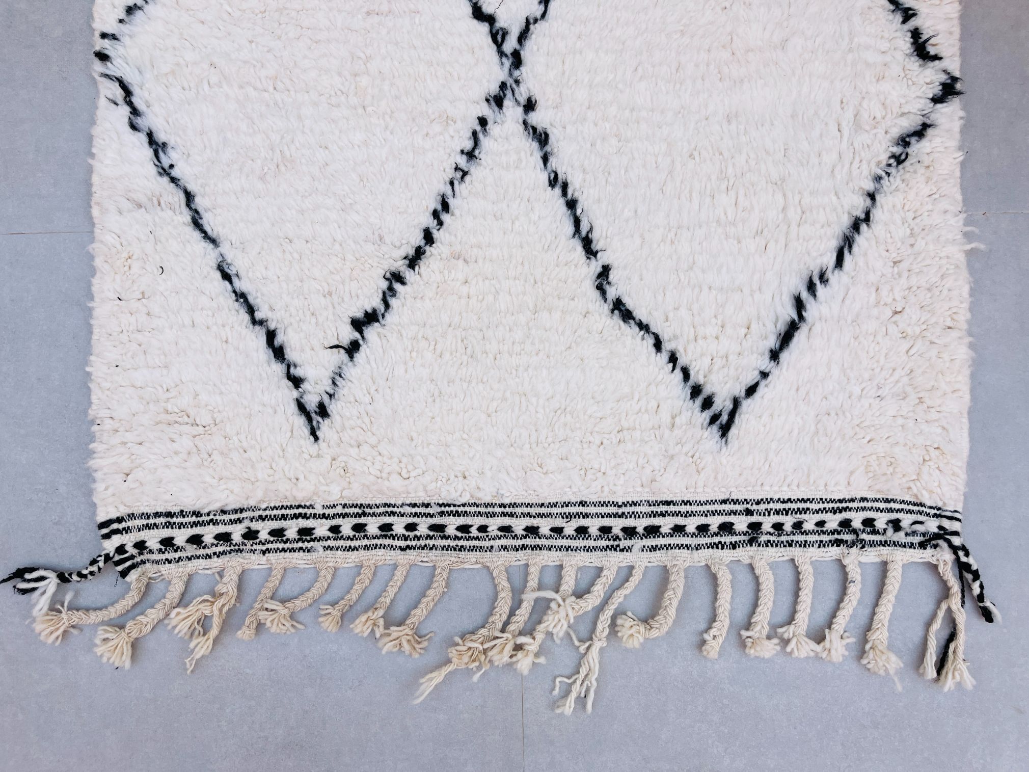 Alfombra de Lana Beni Ourain BENI-26 - 99 x 150 cm