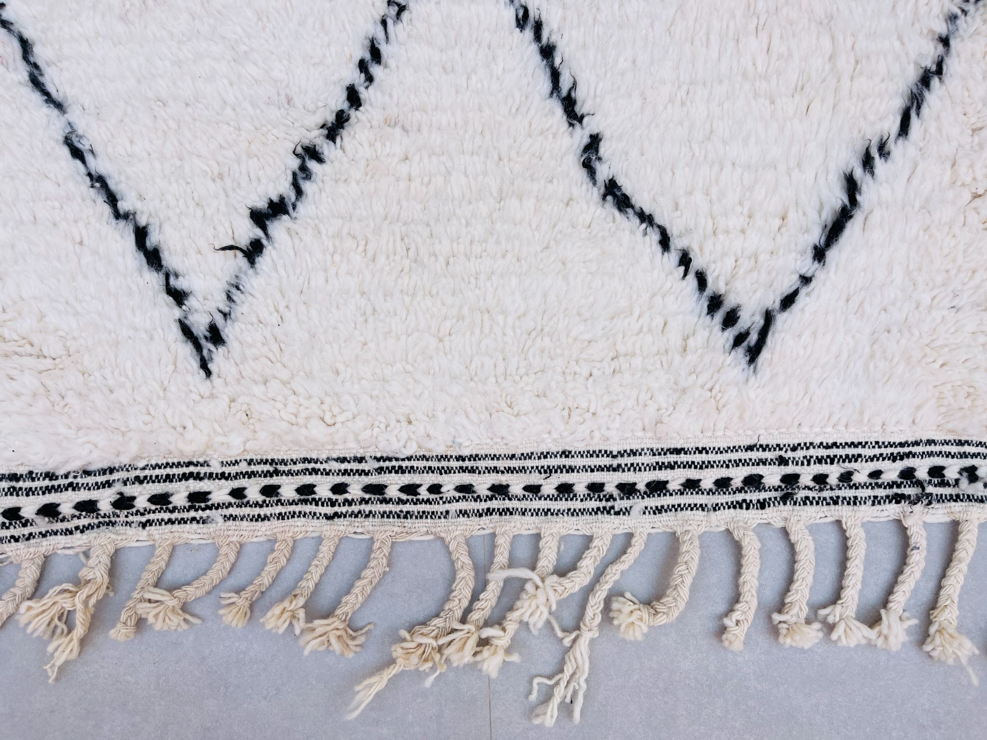 Alfombra de Lana Beni Ourain BENI-26 - 99 x 150 cm