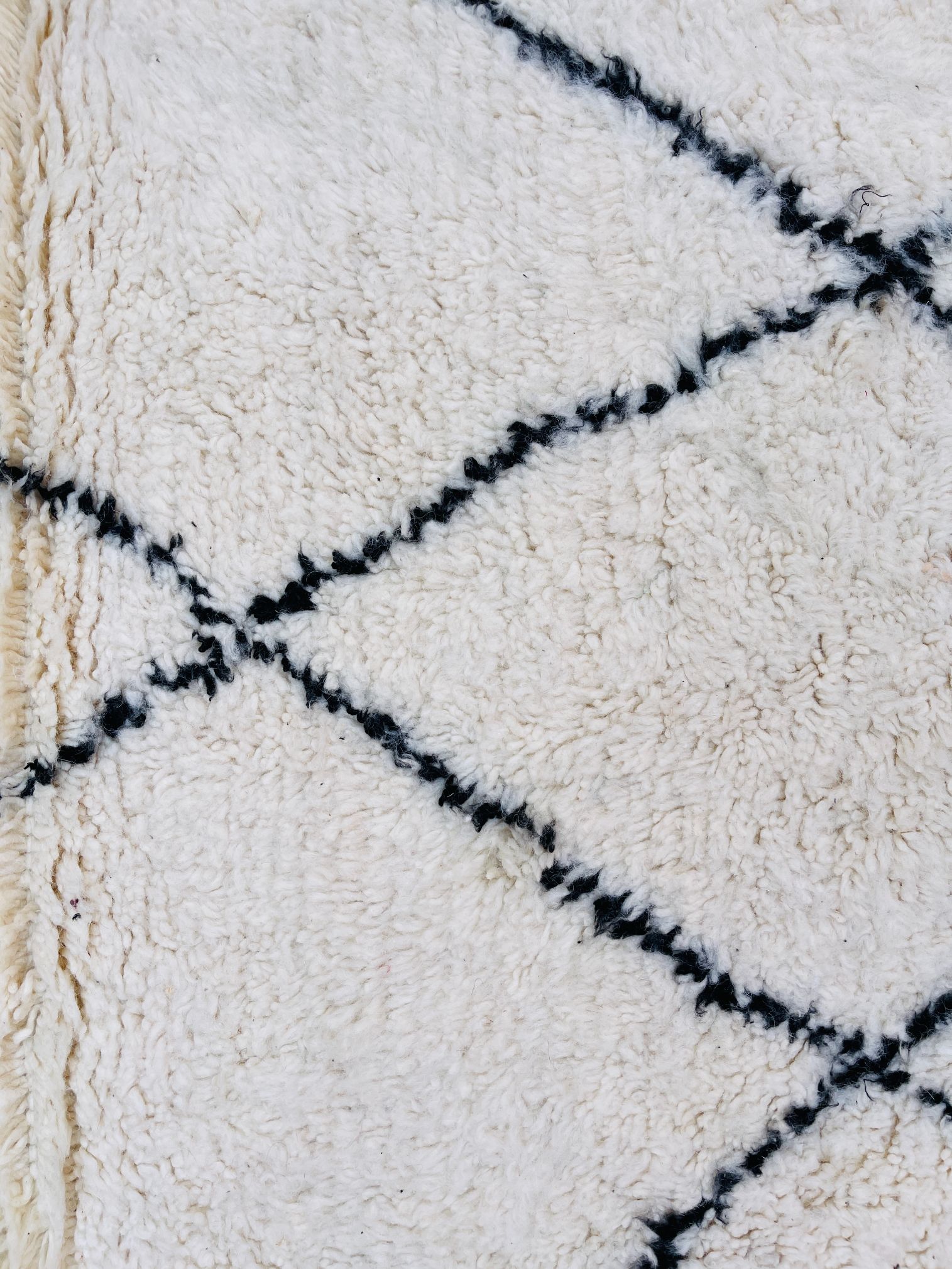 Alfombra de Lana Beni Ourain BENI-40 - 102 x 144 cm