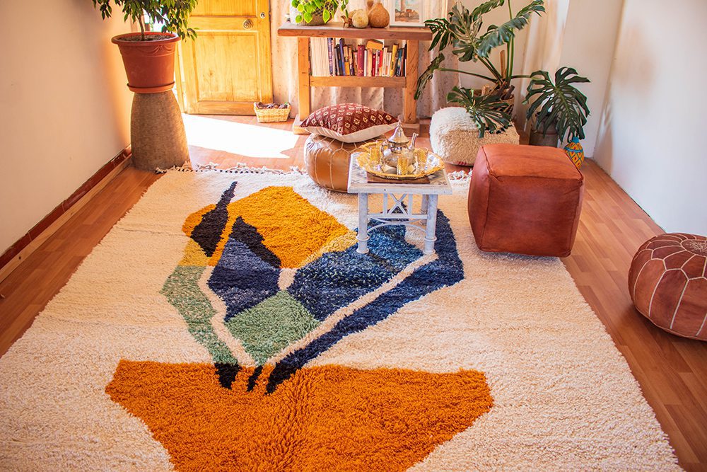 Alfombra Blanca Azilal AZ08 - 240X354 cm