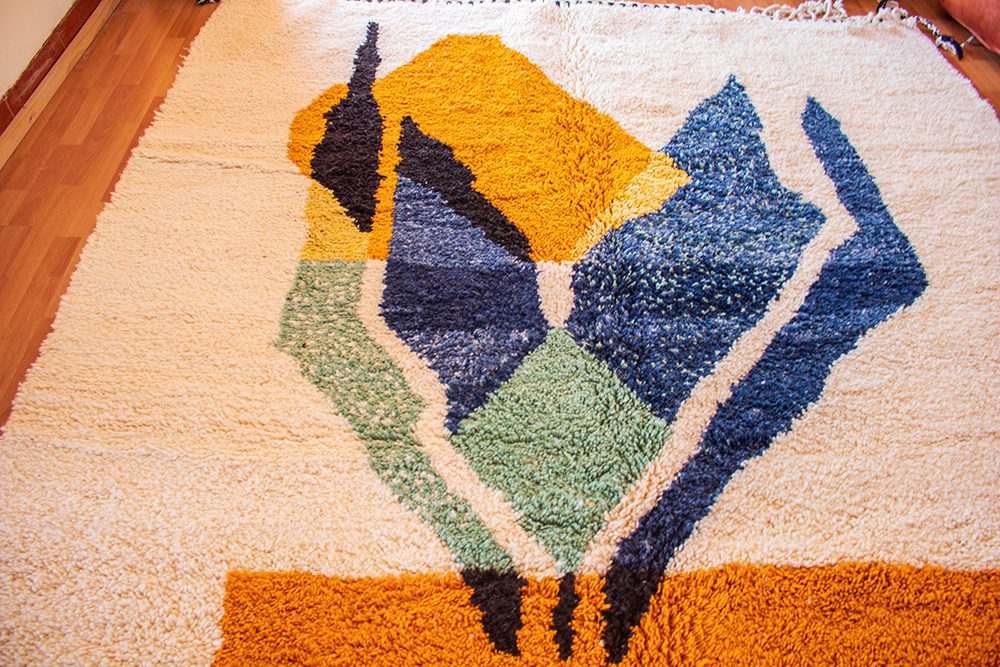 Alfombra Blanca Azilal AZ08 - 240X354 cm