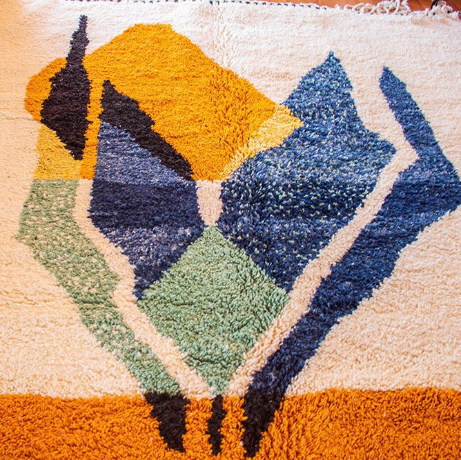 Alfombra Blanca Azilal AZ08 - 240X354 cm