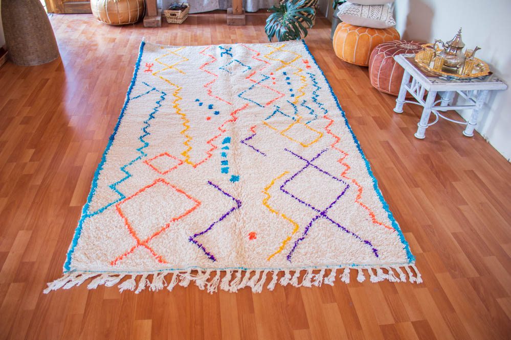 Alfombra de Lana Anaranjada Azilal AZ10 250X359 cm