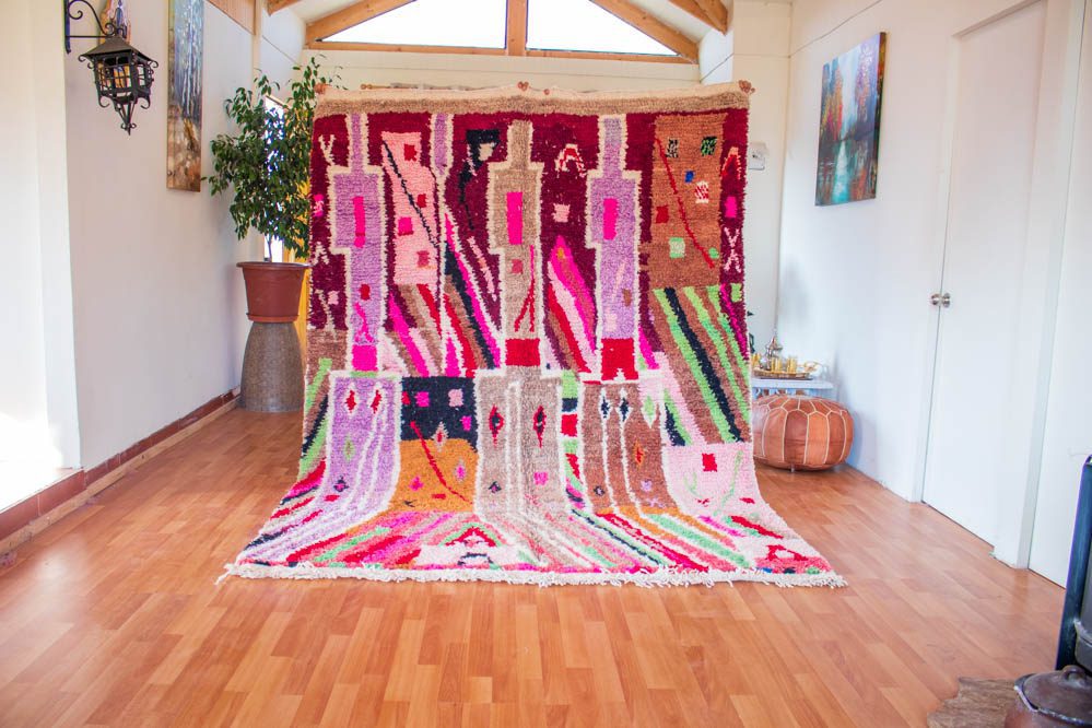 Alfombra de Lana Anaranjada Azilal AZ10 250X359 cm