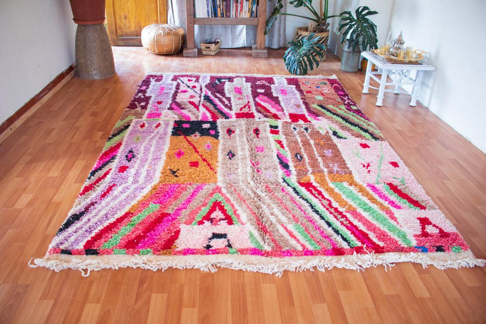 Alfombra de Lana Anaranjada Azilal AZ10 250X359 cm