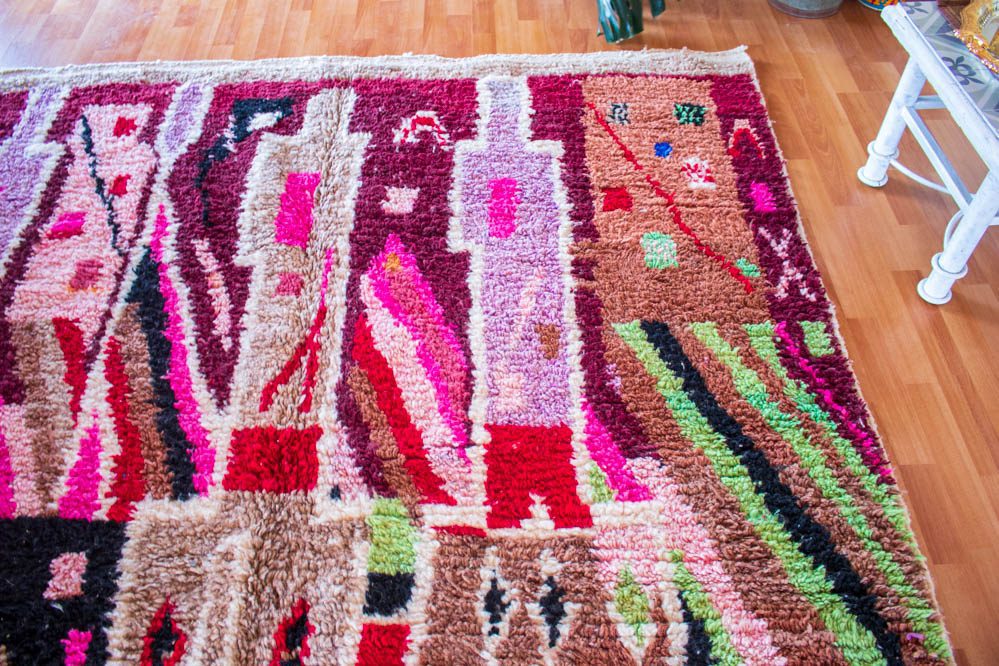 Alfombra de Lana Anaranjada Azilal AZ10 250X359 cm