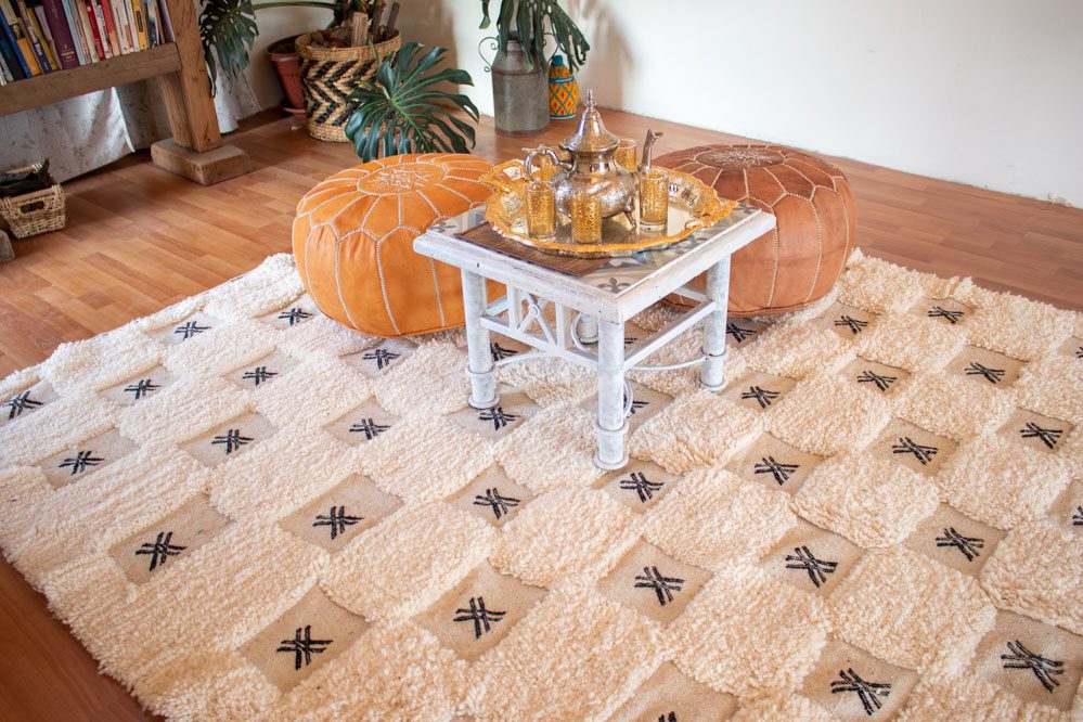 Alfombra de Lana Anaranjada Azilal AZ10 250X359 cm