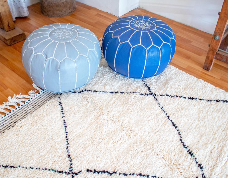 Alfombra de lana Beni Ourain H - 102X143 cm