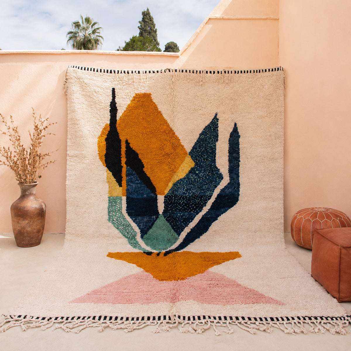 Alfombra Blanca Azilal AZ08 - 240X354 cm
