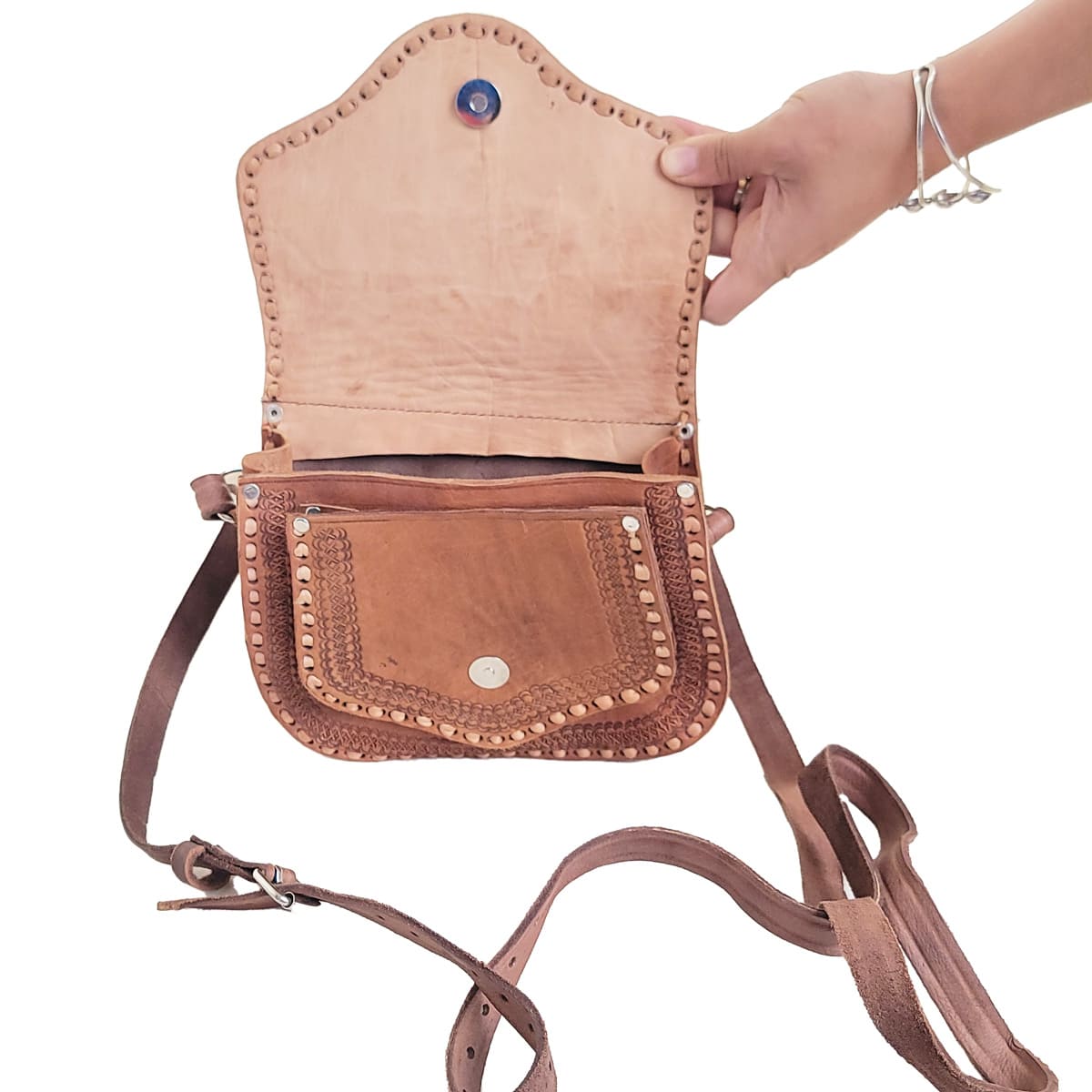 Bolso pequeño de cuero
