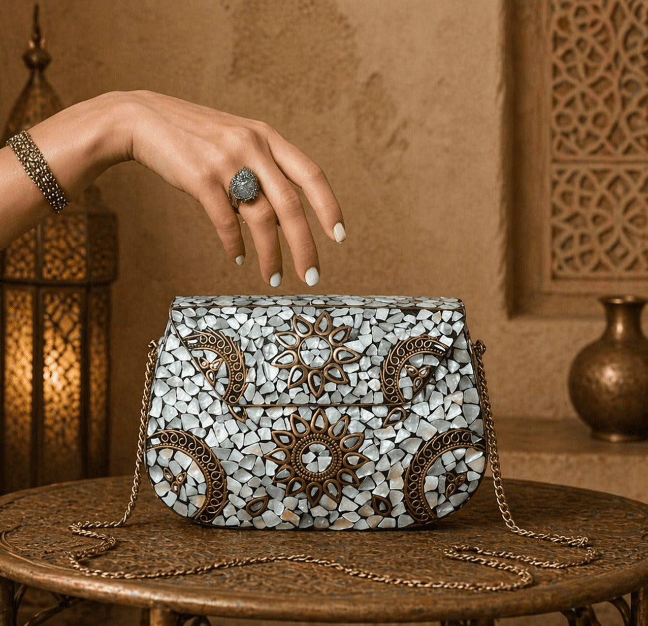 Preventa - Bolsos de fiesta - Bolso de Nácar