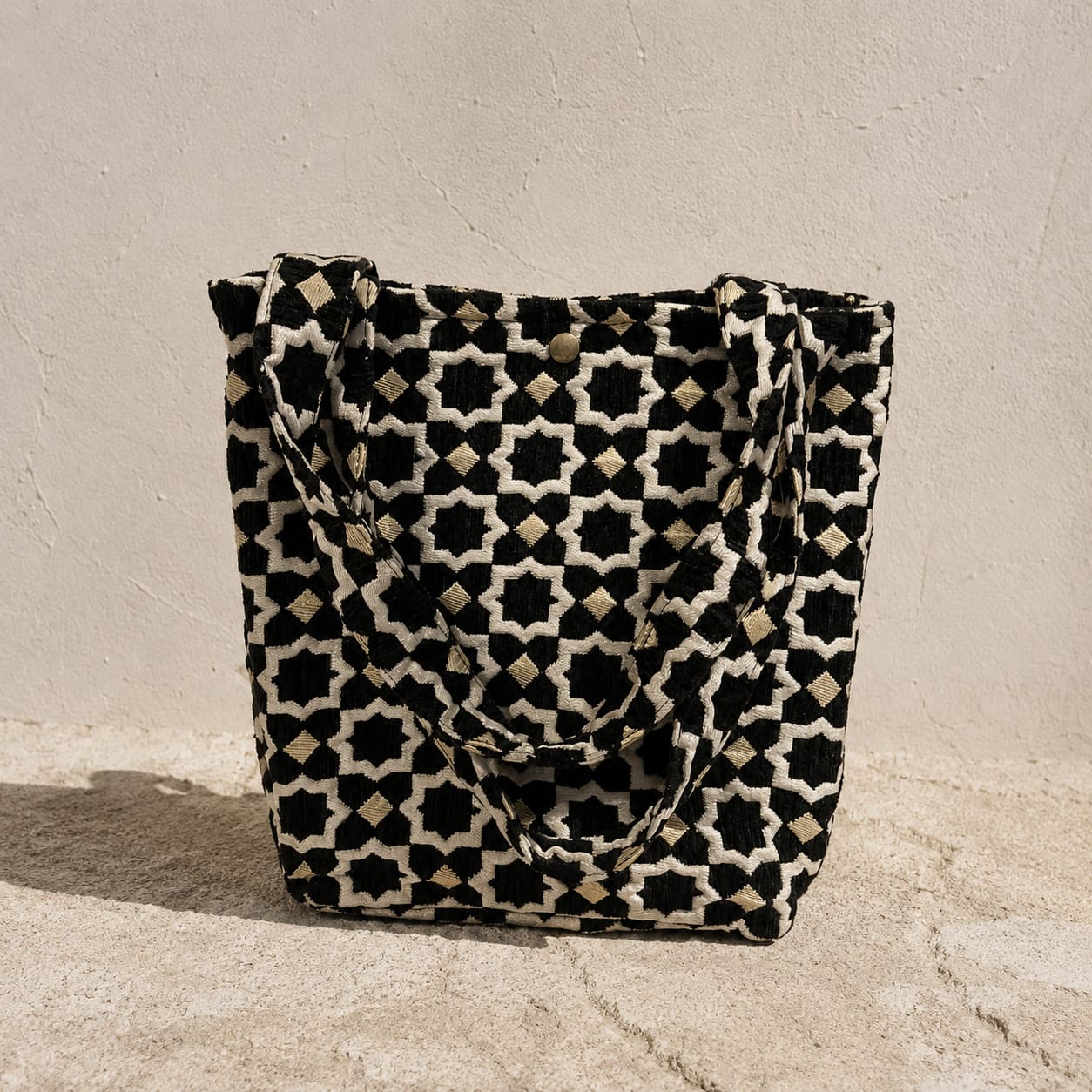 Bolso zellige negro