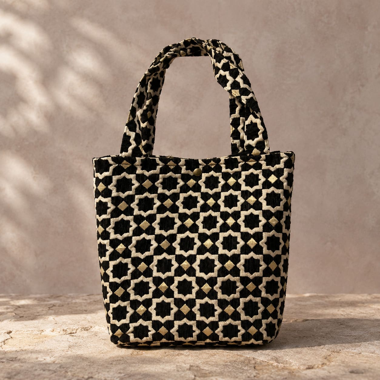 Bolso zellige negro
