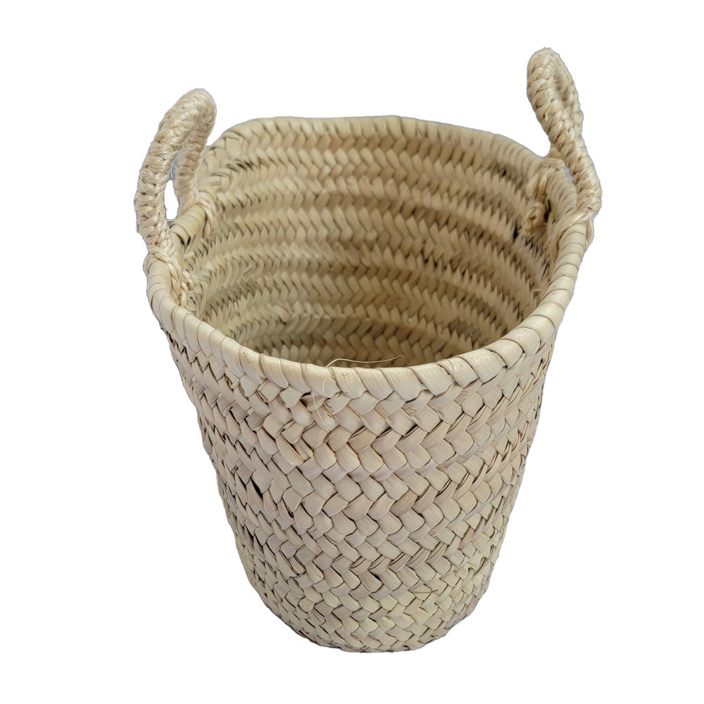 Bolso pequeño marroquí de palma natural