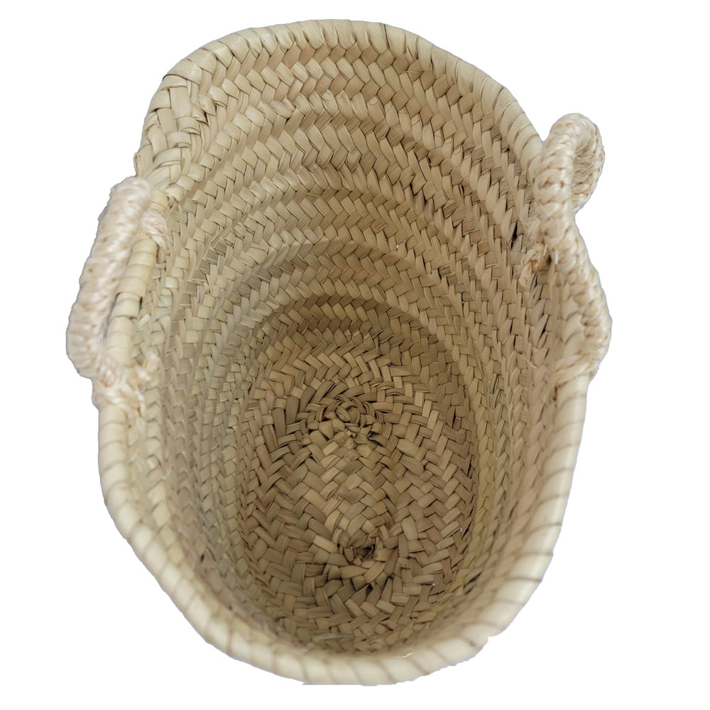 Bolso pequeño marroquí de palma natural