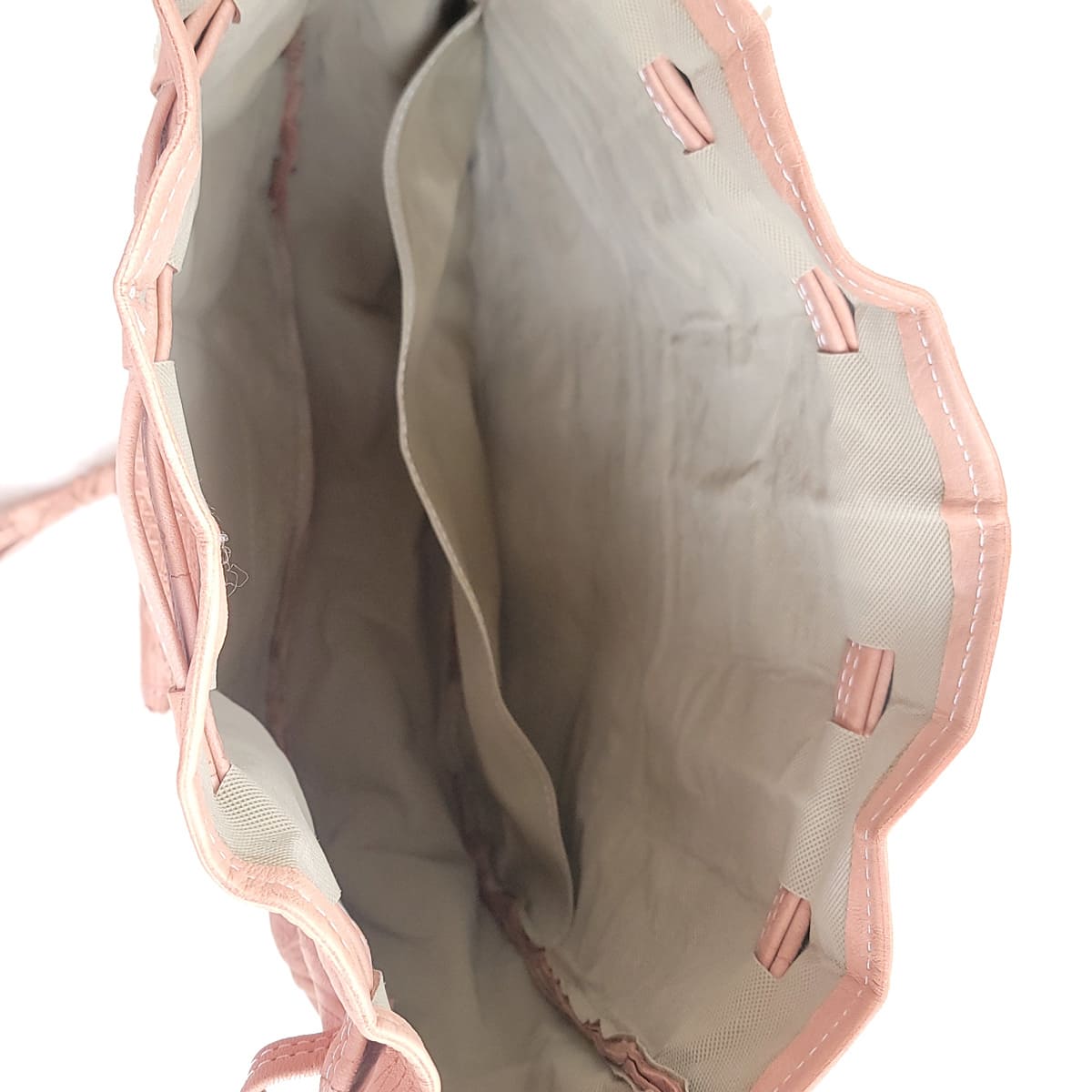 Cartera Bolso de cuero marroquí palo rosa