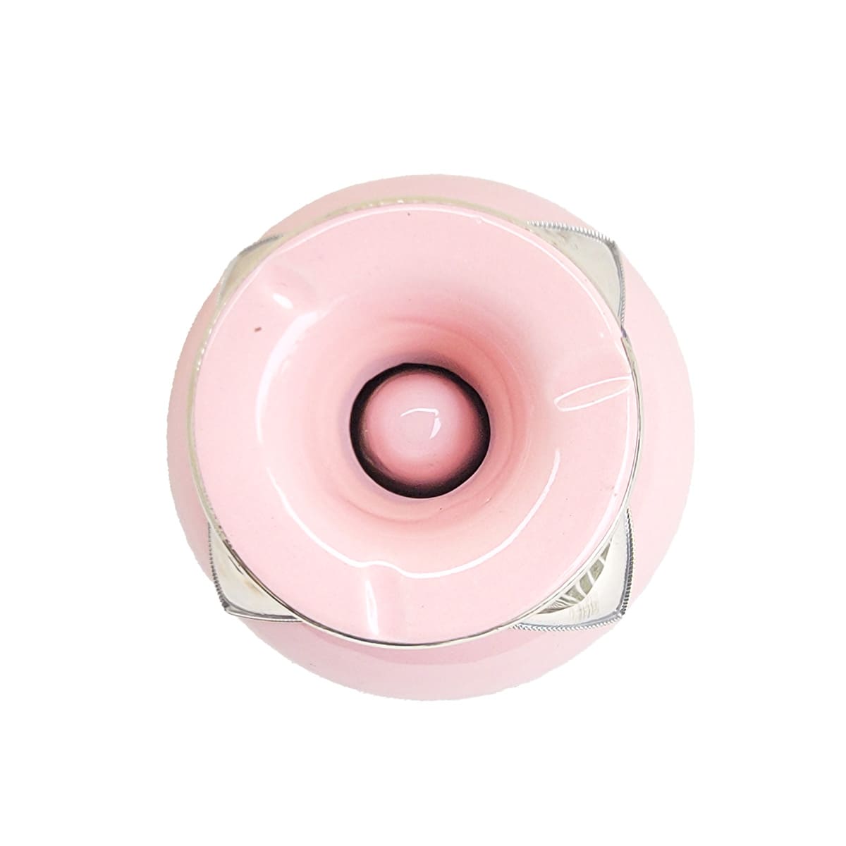 Cenicero rosado de ceramica marroquí