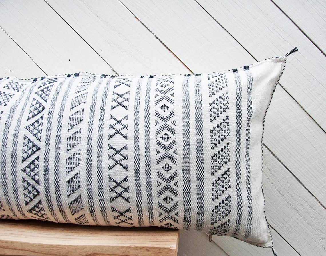 cojin africa blanco xl 90x45 cm