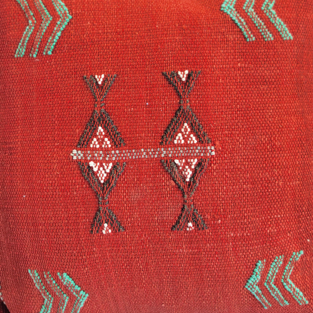 cojin sabra rojo color pimenton 5