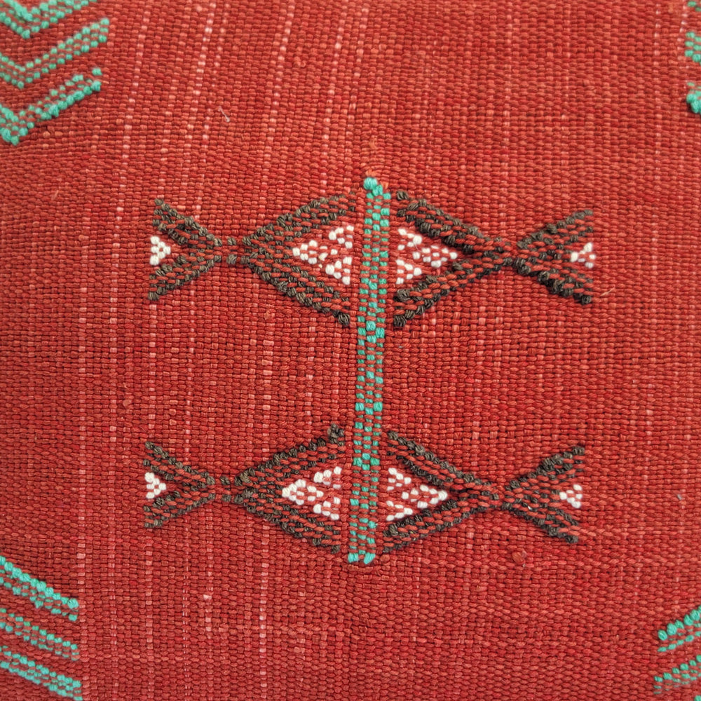 cojin sabra rojo color pimenton 6