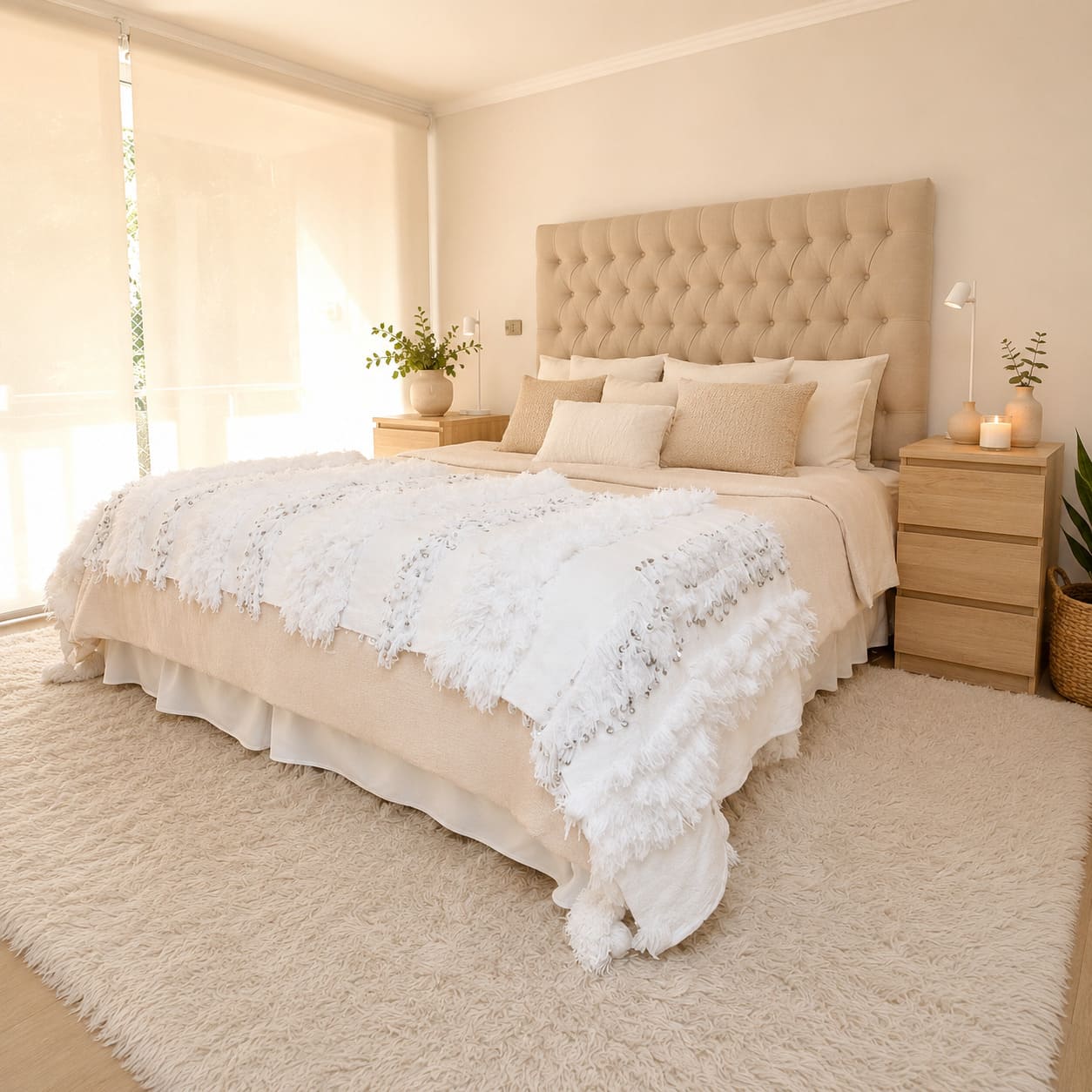 Handira Piecera Blanca