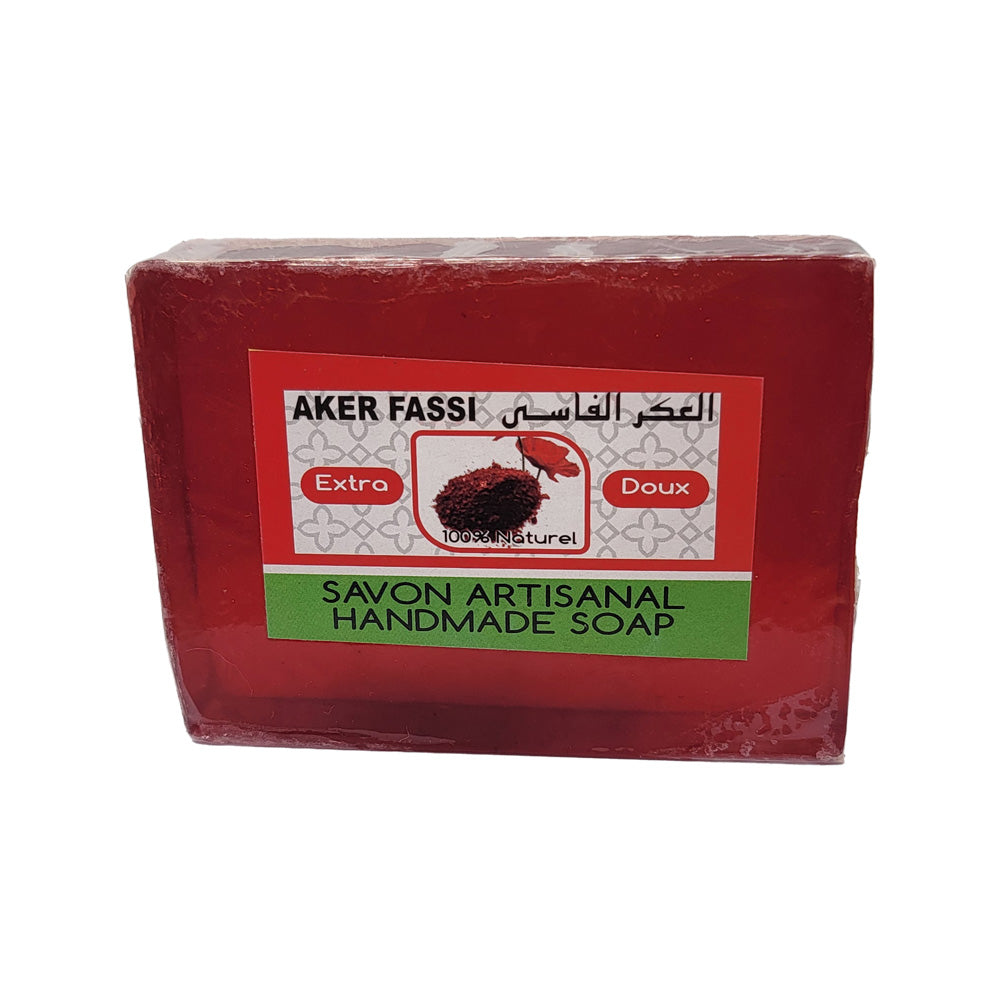 Jabon de aker fassi solido de Made in Marruecos - Revitalizante natural