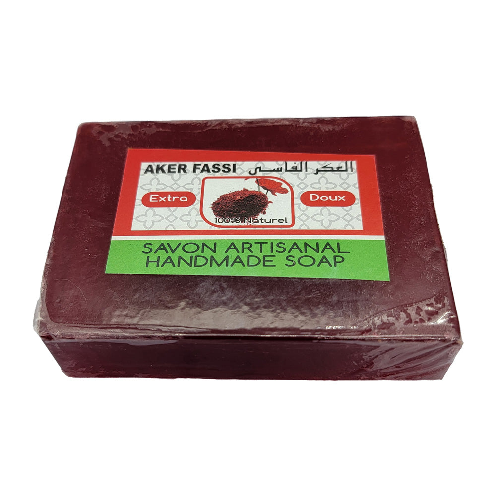 Jabon de aker fassi solido de Made in Marruecos - Revitalizante natural