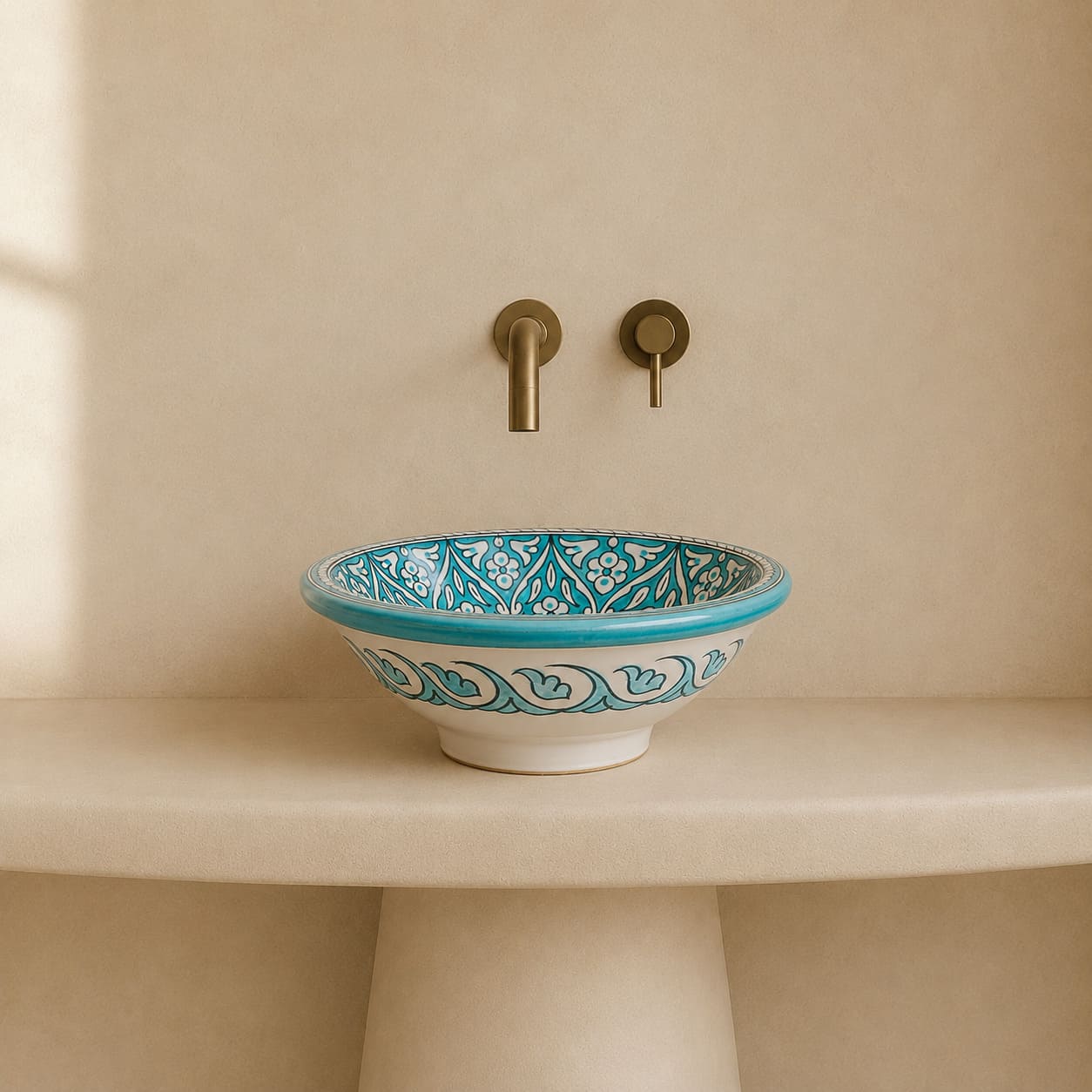 Lavamanos Sara - Lavabo hecho a mano en Fez
