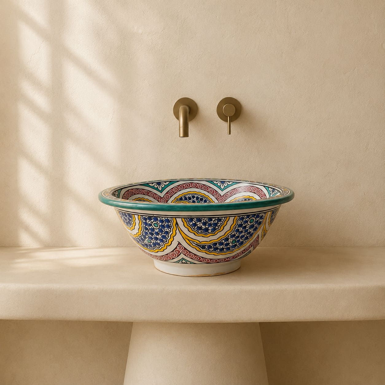 Lavamanos Aicha - Lavabo hecho a mano en fes