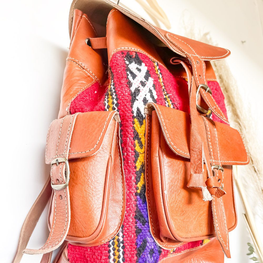 Mochila color cafe natural