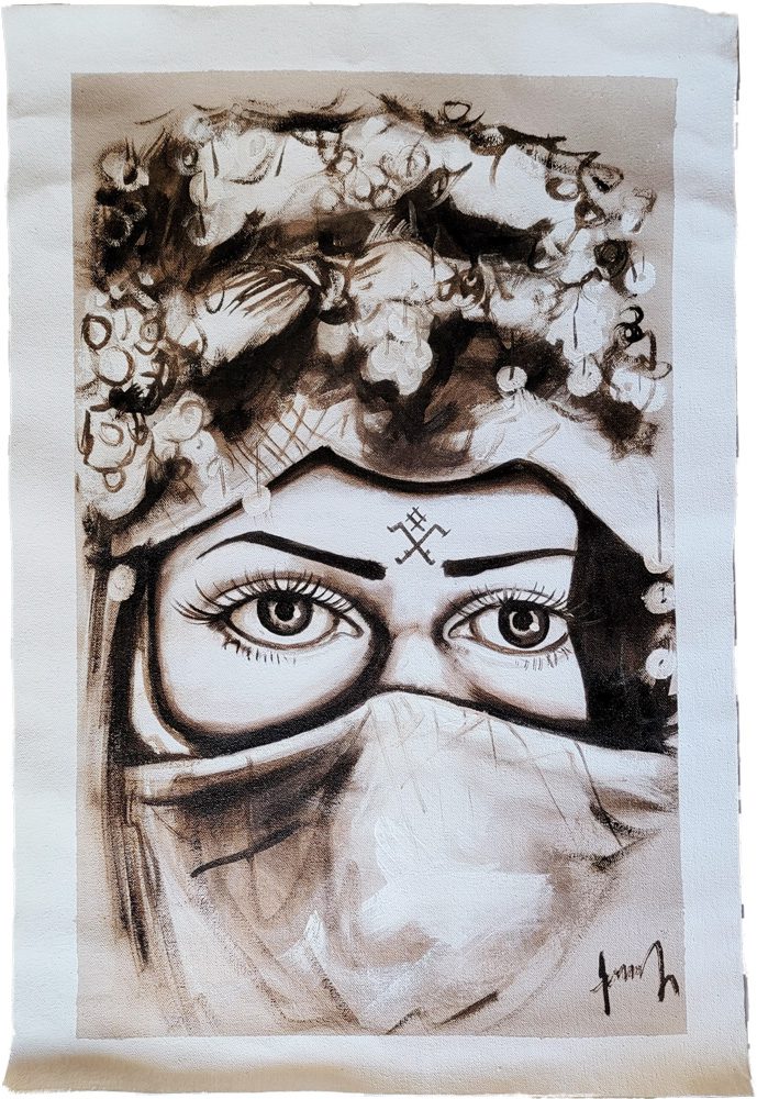 mujer bereber 58x85cm