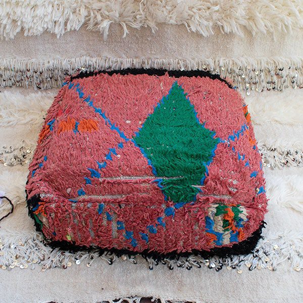 Pouf de alfombra 125