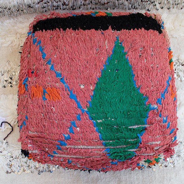 Pouf de alfombra 125
