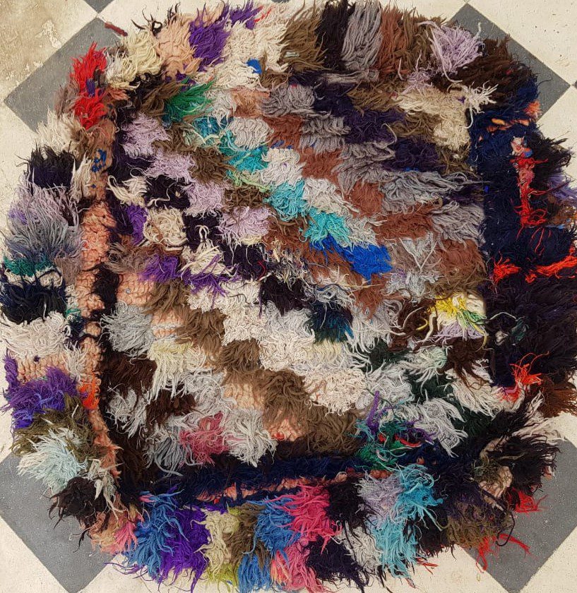 Pouf de alfombra 162
